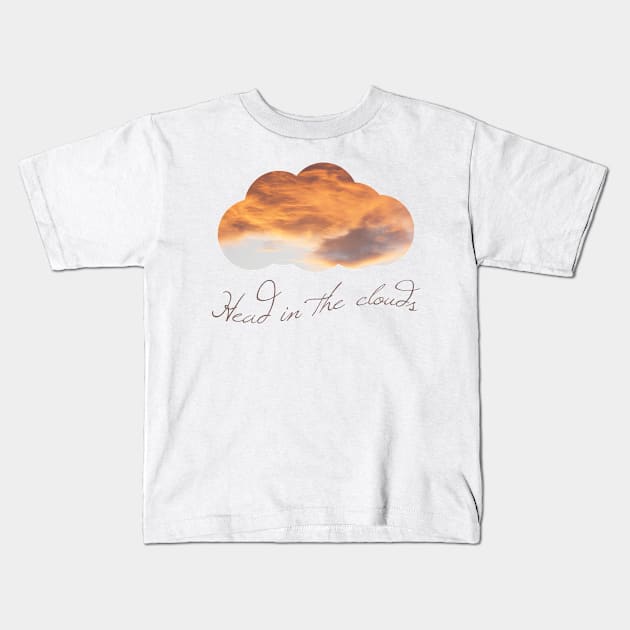 Head in the Clouds Kids T-Shirt by Design5_by_Lyndsey